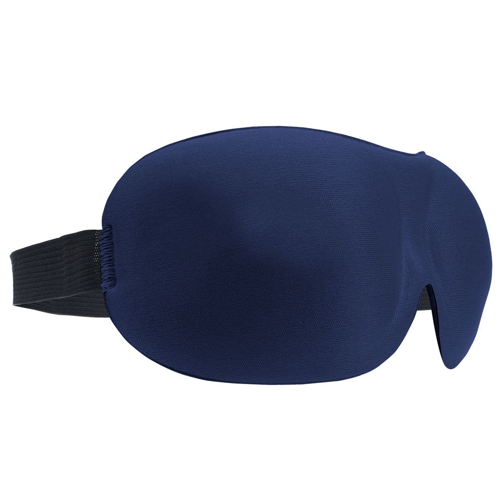 OUCH! 3D Mask - Navy - Navy Blue Eye Mask, luxuriously smooth blindfold for elevated sensory play.