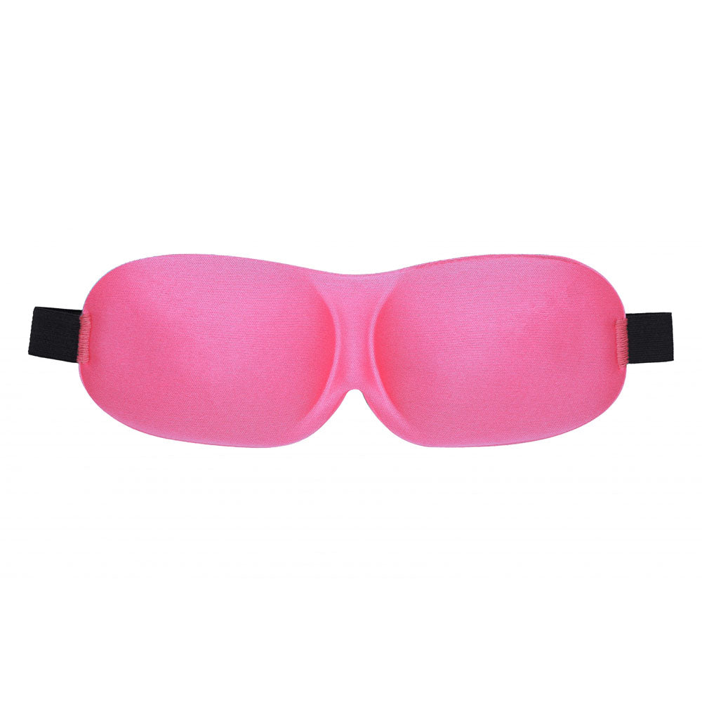 OUCH! 3D Mask -  -  Eye Mask in pink, designed for comfort during sensory play.