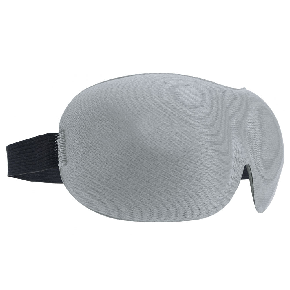 OUCH! 3D Mask - Silver - Silver Eye Mask designed for comfort and sensory play, featuring contoured eye pockets.