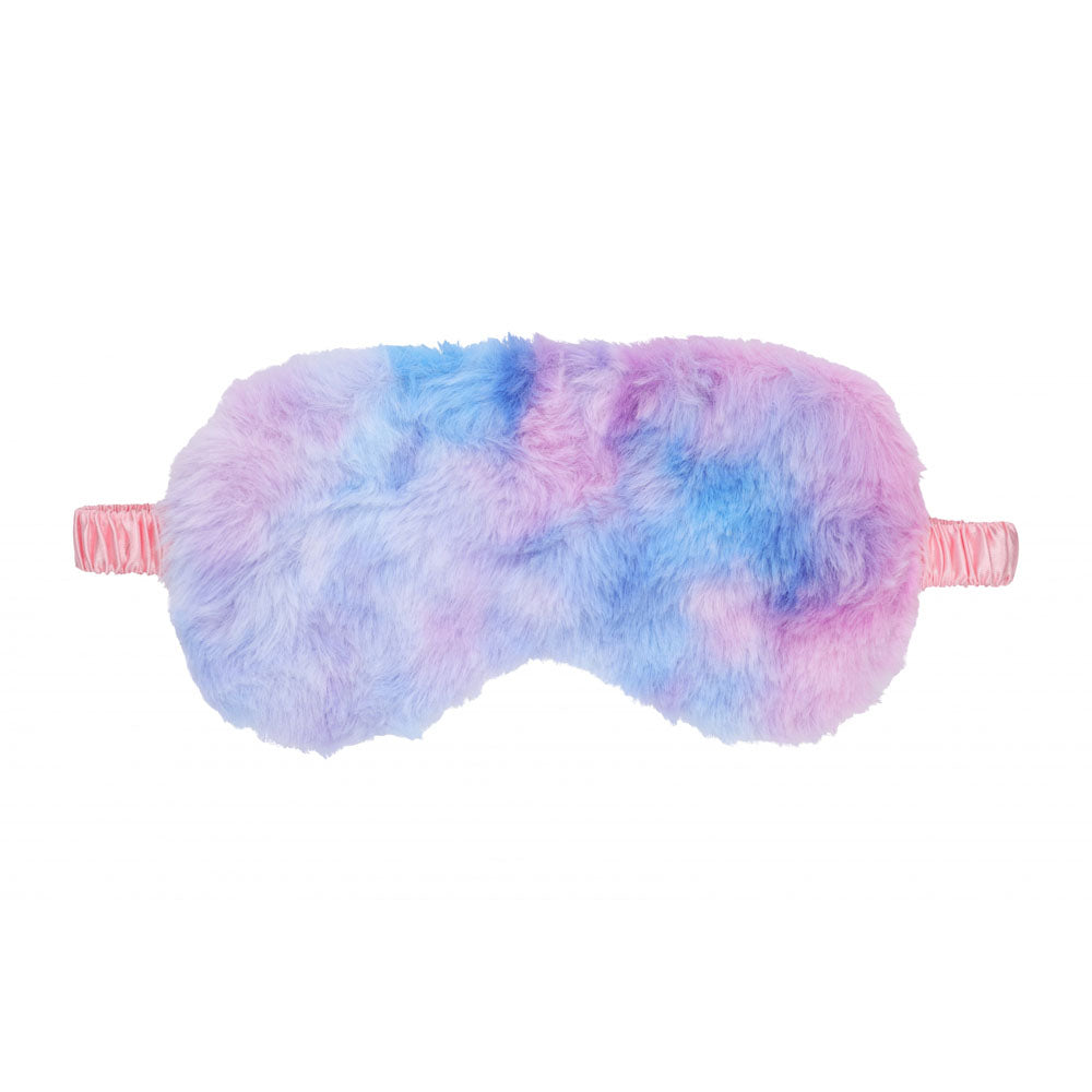 OUCH! Fluffy Mask - Multicolor 2 - Fluffy Eye Mask with soft pastel colors and gentle band for comfort.