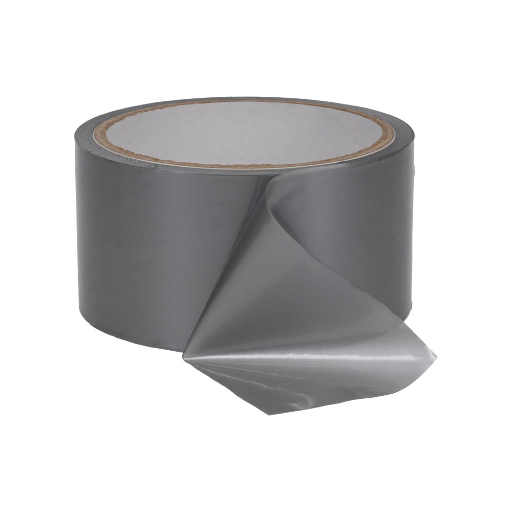 OUCH! PVC Non-Stick Tape - Silver - Silver Bondage Tape - 20 metre Length on a spool.