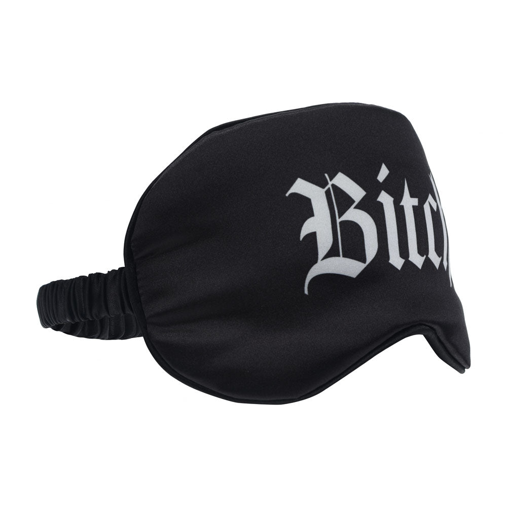 OUCH! Satin Mask - Bitch -  Printed Eye Mask, luxurious fabric ideal for intimate essentials for her.