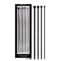 OUCH! Urethral Sounding Dilator Set -  Silicone Urethral Sound Set in sleek packaging with four black silicone dilators.