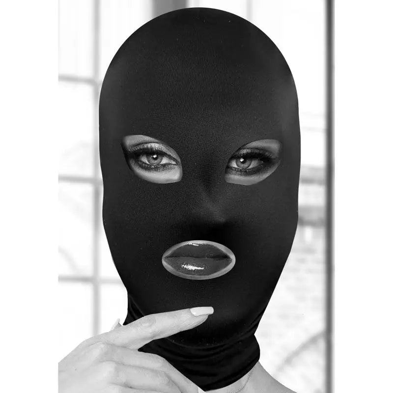 OUCH! Subversion Mask With Open Mouth -  Hood Shots Toys Discreet Intimate Essentials.