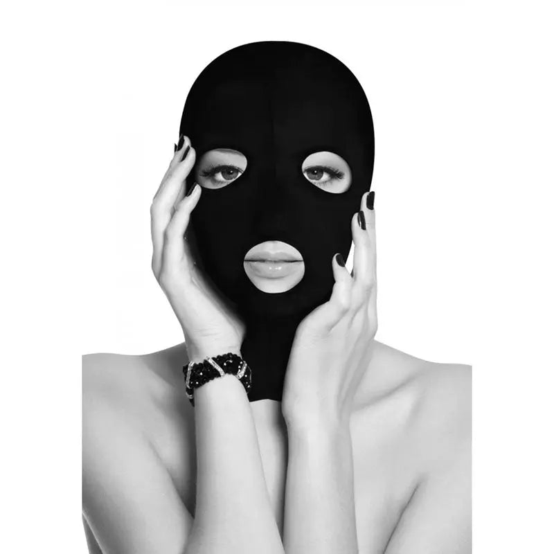 OUCH! Subversion Mask With Open Mouth -  Hood Shots Toys Discreet Intimate Essentials.