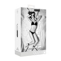 OUCH!  & White Bed Bindings Restraint System -  Restraints packaging featuring a model in a stylish pose.