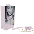 OUCH! Paris Collection - Collar with Leash -  Restraint in pink packaging with model, perfect for intimate essentials.