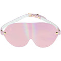 OUCH! Paris Collection - Blindfold - Eyemask in iridescent bonded leather with metal details, perfect for intimate play.