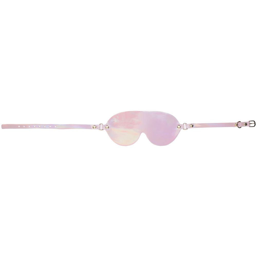 OUCH! Paris Collection - Blindfold - Eyemask in iridescent bonded leather for intimate moments.