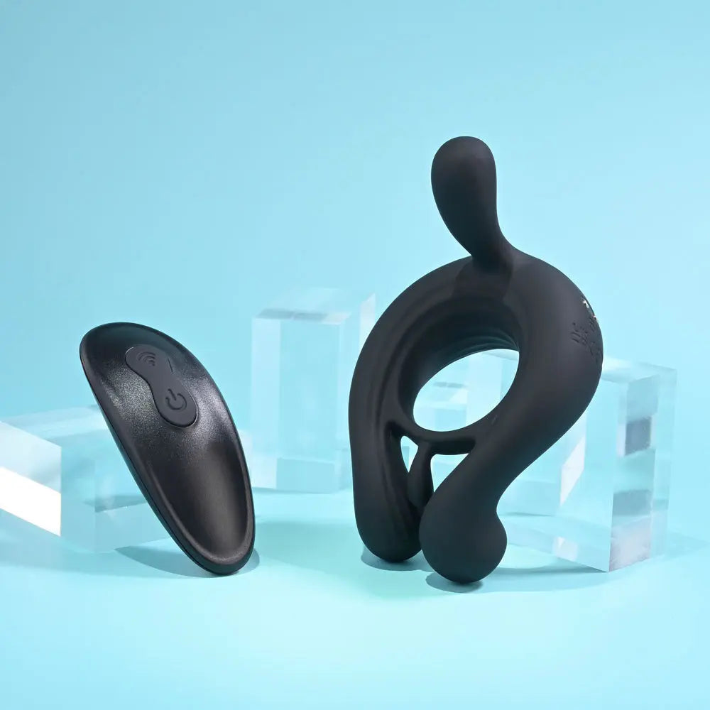 Affordable quality Playboy Pleasure TRIPLE PLAY -  USB Rechargeable Cock Ring with Wireless Remote  from Playboy Pleasure by Discreet Intimate Essentials with Discreet Delivery 