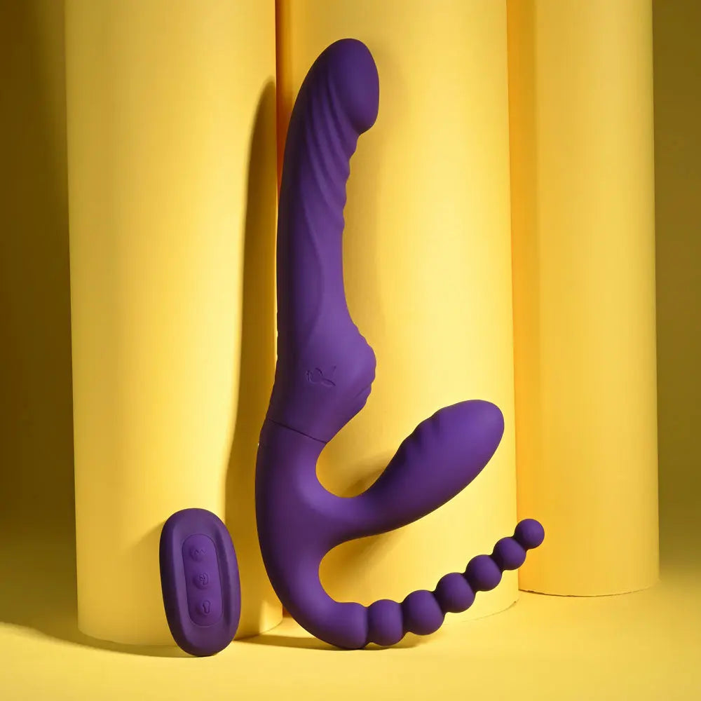 Playboy Pleasure HUG IT OUT -  29 cm USB Rechargeable Strapless Strap-On Playboy Pleasure Discreet Intimate Essentials.