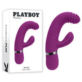 Playboy Pleasure TAP THAT - 16.5 cm USB Rechargeable Rabbit Vibrator with packaging, designed for intense G-Spot stimulation.