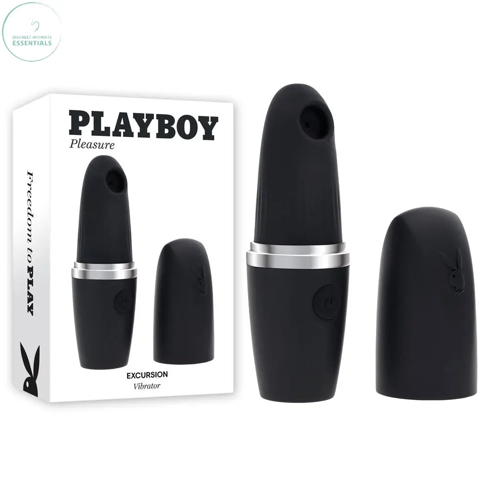 Affordable quality Playboy Pleasure EXCURSION -  14.2 cm USB Rechargeable Suction Stimulator  from Playboy Pleasure by Discreet Intimate Essentials with Discreet Delivery 