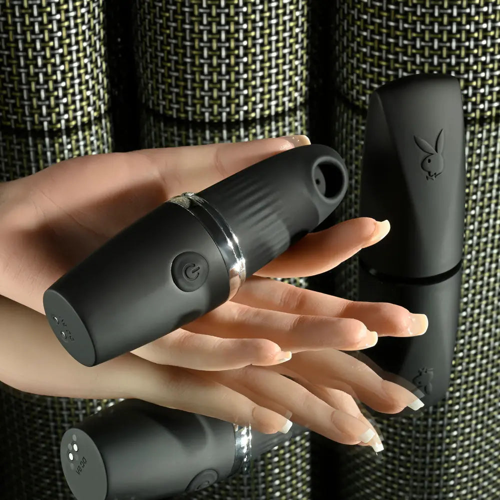 Playboy Pleasure EXCURSION -  14.2 cm USB Rechargeable Suction Stimulator Playboy Pleasure Discreet Intimate Essentials.