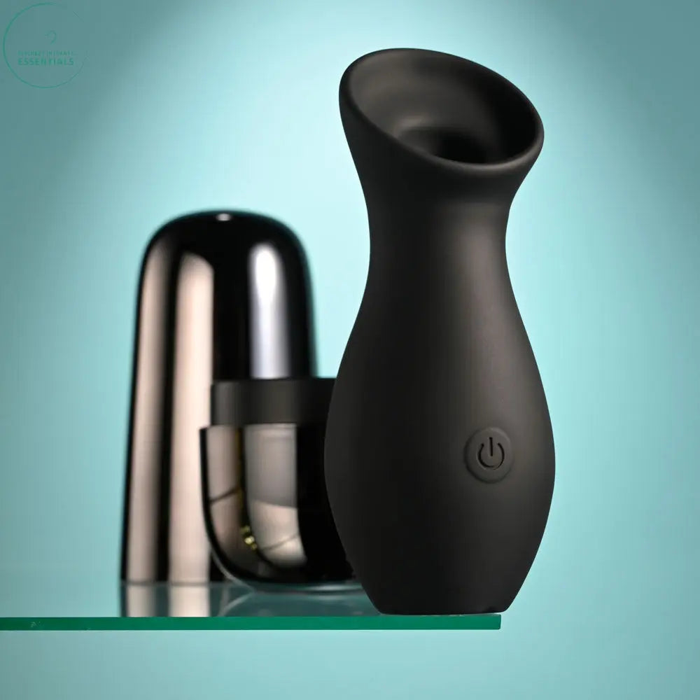 Affordable quality Playboy Pleasure THE JET SET - SUCKER -  10.3 cm Sucking Stimulator with Rechargeable Charging Case  from Playboy Pleasure by Discreet Intimate Essentials with Discreet Delivery 