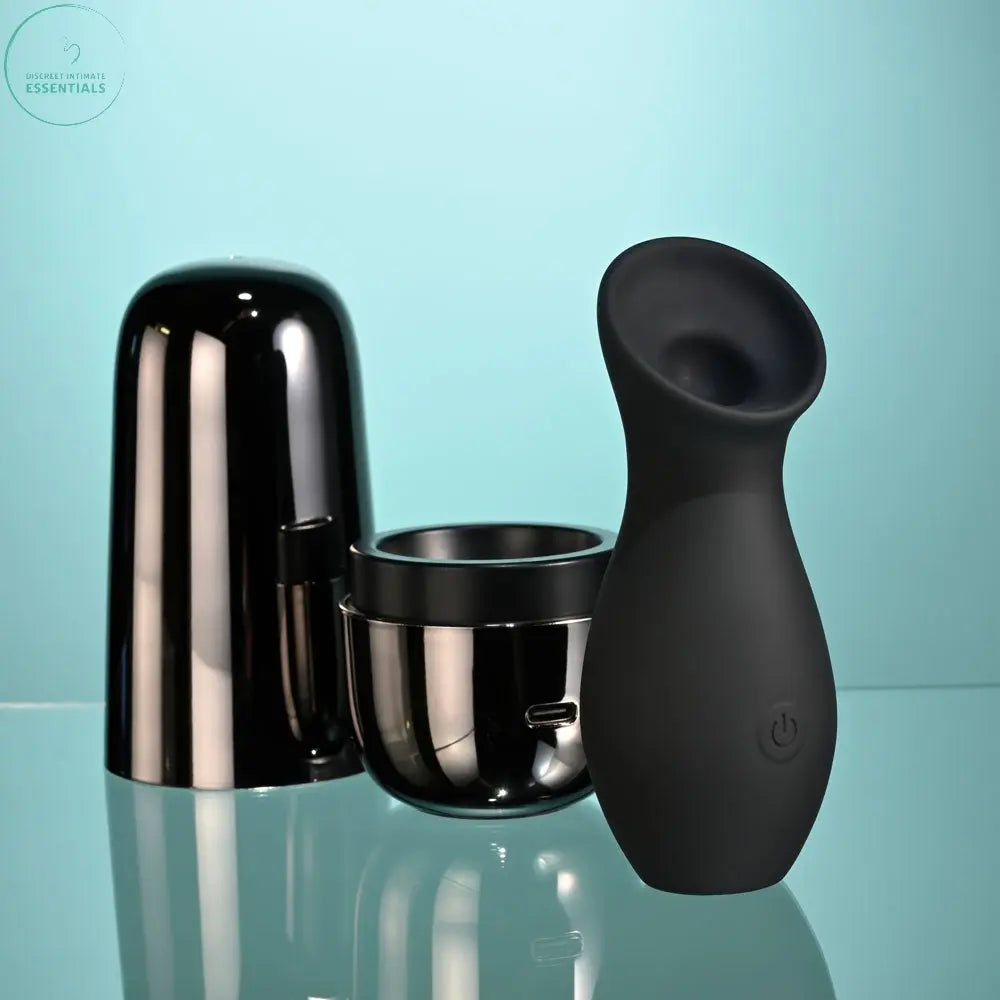 Affordable quality Playboy Pleasure THE JET SET - SUCKER -  10.3 cm Sucking Stimulator with Rechargeable Charging Case  from Playboy Pleasure by Discreet Intimate Essentials with Discreet Delivery 