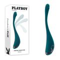 Playboy Pleasure PINPOINT PERFECTION - 19.3 cm USB Rechargeable Poseable Vibrator with unique design and packaging.