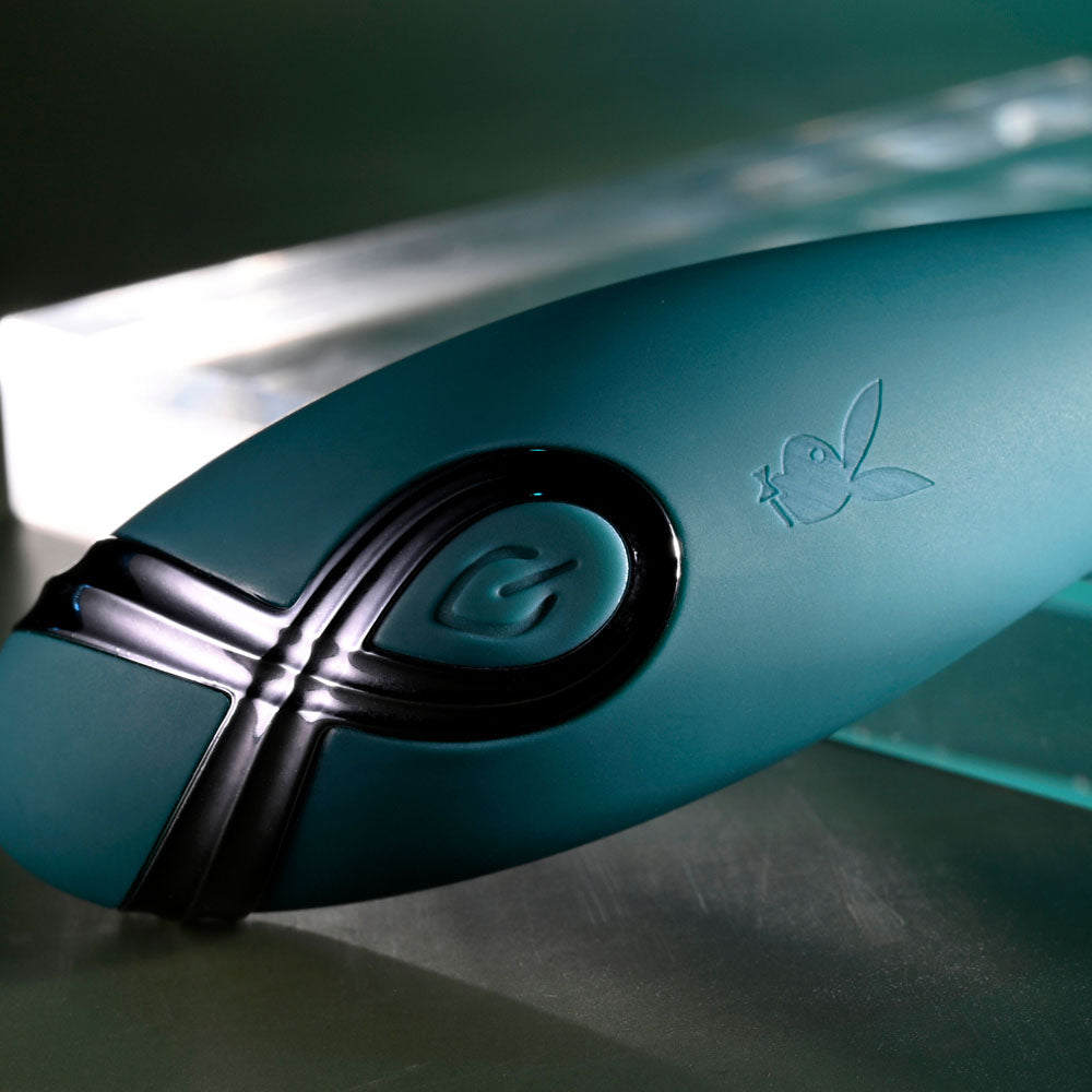 Playboy Pleasure PINPOINT PERFECTION - 19.3 cm USB Rechargeable Poseable Vibrator close-up view.