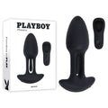 Playboy Pleasure RIM SHOT - 11.4 cm USB Rechargeable Vibrating Butt Plug with remote and packaging.