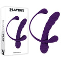 Affordable quality Playboy Pleasure TWISTED PLAYGROUND -  USB Rechargeable Vibrator and Cock Ring Kit  from Playboy Pleasure by Discreet Intimate Essentials with Discreet Delivery 