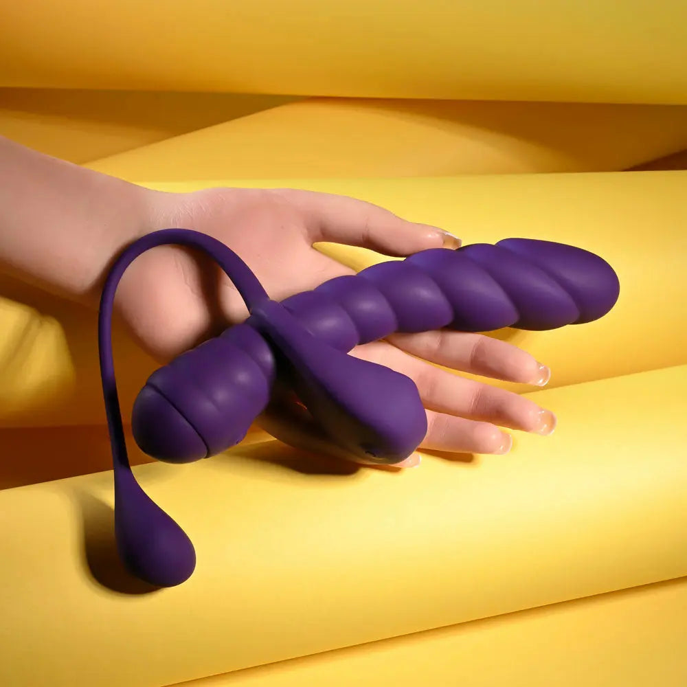 Affordable quality Playboy Pleasure TWISTED PLAYGROUND -  USB Rechargeable Vibrator and Cock Ring Kit  from Playboy Pleasure by Discreet Intimate Essentials with Discreet Delivery 