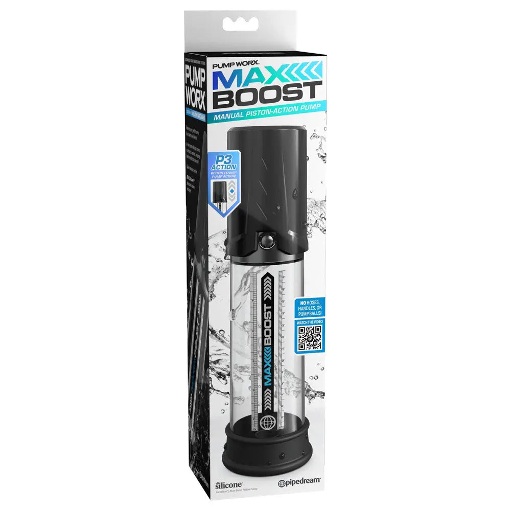 Affordable quality Pump Worx Max Boost -  -  Penis Pump  from Pipedream by Discreet Intimate Essentials with Discreet Delivery 