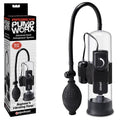 Affordable quality Pump Worx Beginner's Vibrating Pump - Clear/Black Vibrating Penis Pump  from Pipedream by Discreet Intimate Essentials with Discreet Delivery 