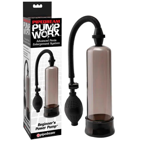 Affordable quality Pump Worx Beginner's Power Pump - Smoke Penis Pump  from Pipedream by Discreet Intimate Essentials with Discreet Delivery 