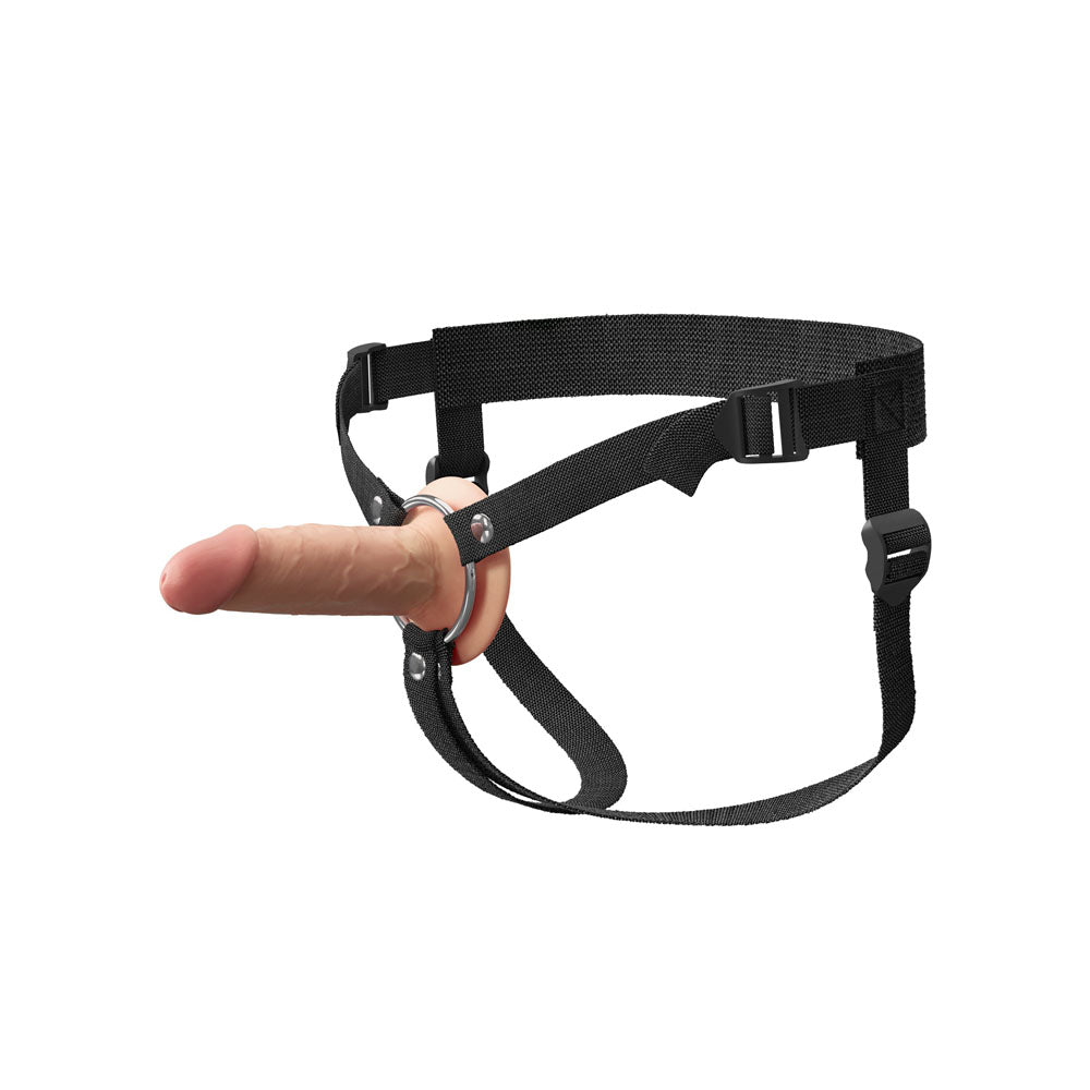 Fantasy X-Tensions Elite 5'' Silicone Hollow Strap-On -  -  14 cm Hollow Strap-On with adjustable harness for comfort.