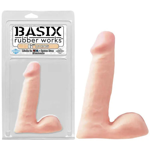 Basix Rubber Works 6'' Dong -  15.25 cm (6'') Dong Pipedream Discreet Intimate Essentials.