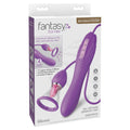 Fantasy For Her Her Ultimate Pleasure Max -  USB Rechargeable Vibrator with Flicking Stimulator packaging and features.