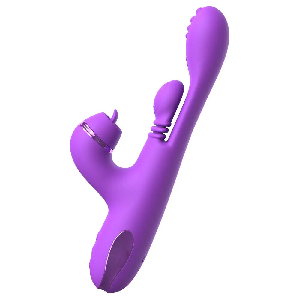 Fantasy For Her IntiMotion Pulse Pro -  24 cm USB Rechargeable Swirling & Flicking Rabbit Vibrator Pipedream Discreet Intimate Essentials.