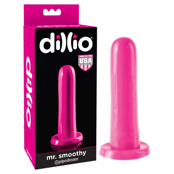 Dillio Mr. Smoothy - 12.7 cm (5'') Dong in packaging, a vibrant pink toy for intimate essentials for her.