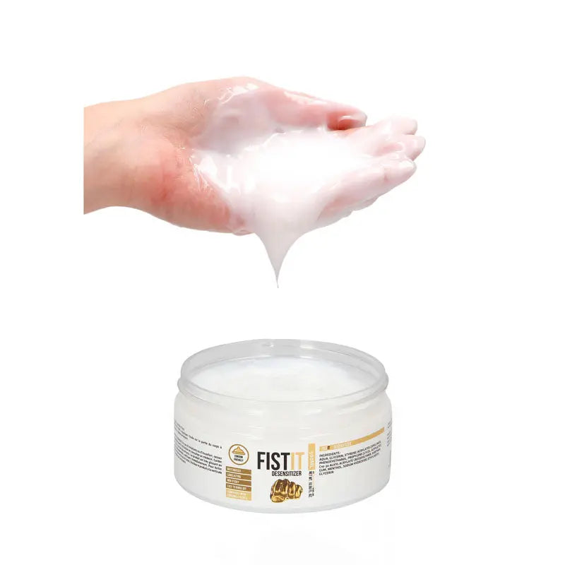 PHARMQUESTS Fist-It Numbing - 300 ml - Water Based Numbing Lubricant - 300 ml Tub Shots Toys