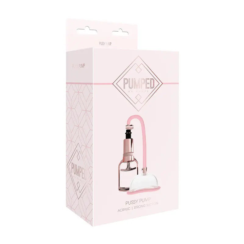 Pumped Pussy Pump - Rose  Vagina Pump Shots Toys Discreet Intimate Essentials.