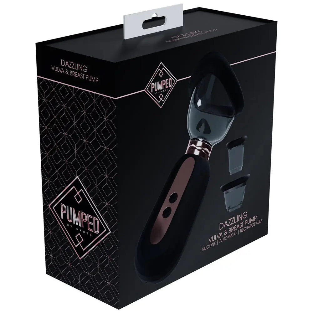 Affordable quality PUMPED Dazzling Auto Ladies Pump -  -  USB Rechargeable Ladies Pump  from Shots Toys by Discreet Intimate Essentials with Discreet Delivery 