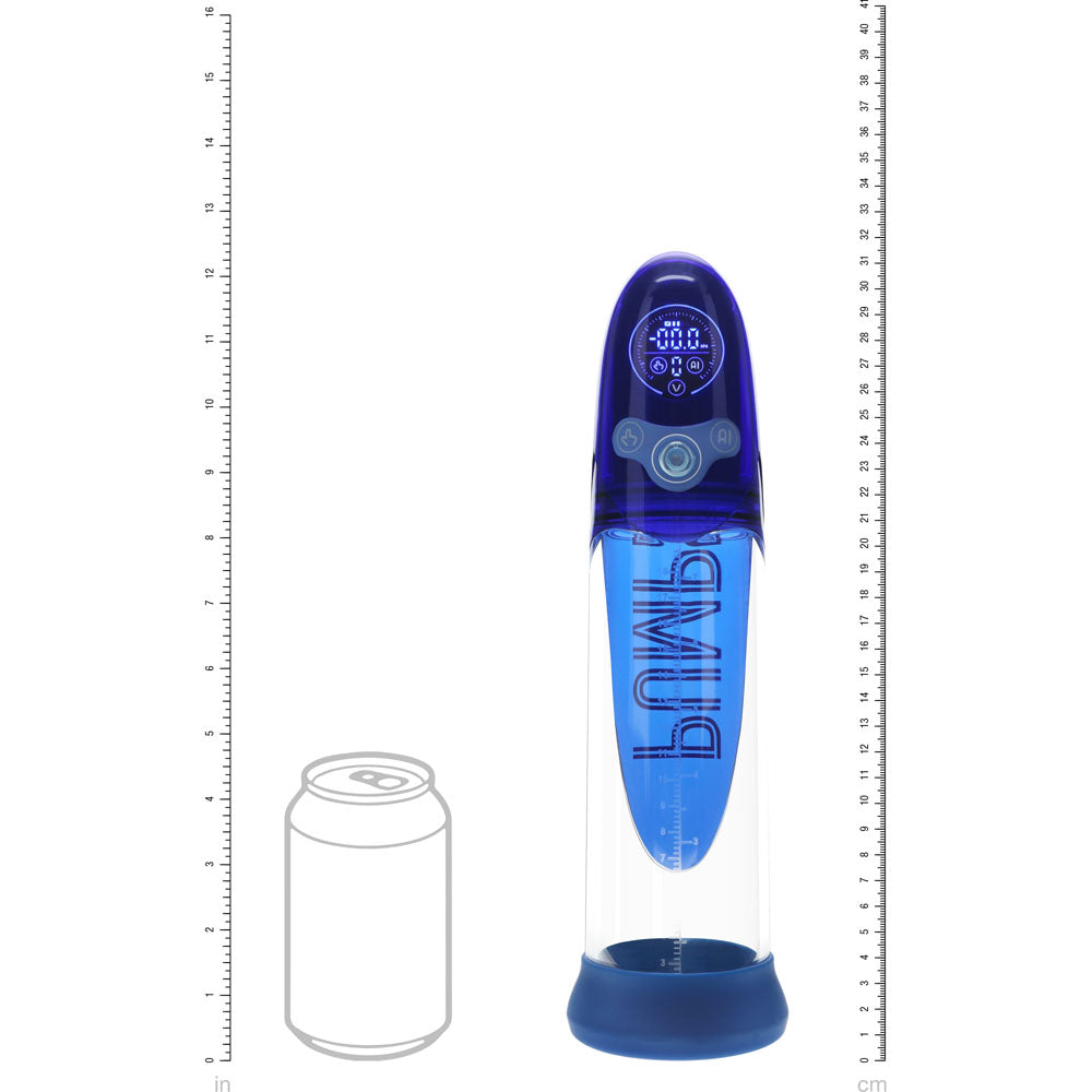 PUMPED Aqua-Pro Auto Pump -  - /Clear USB Rechargeable AI-Enabled Submersible Auto Penis Pump with digital display.