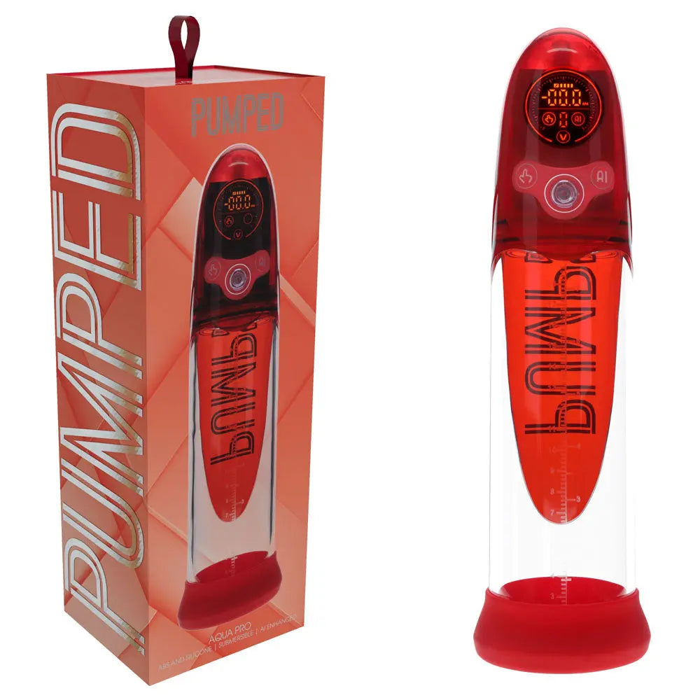 Affordable quality PUMPED Aqua-Pro Auto Pump -  - /Clear USB Rechargeable AI-Enabled Submersible Auto Penis Pump  from Shots Toys by Discreet Intimate Essentials with Discreet Delivery 