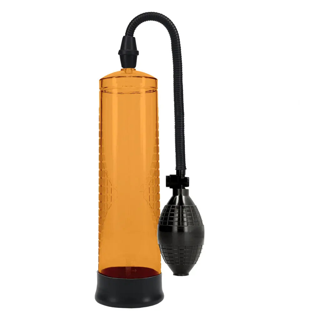 Affordable quality PUMPED Basic Pump 1 - Orange - Orange Penis Pump  from Shots Toys by Discreet Intimate Essentials with Discreet Delivery 