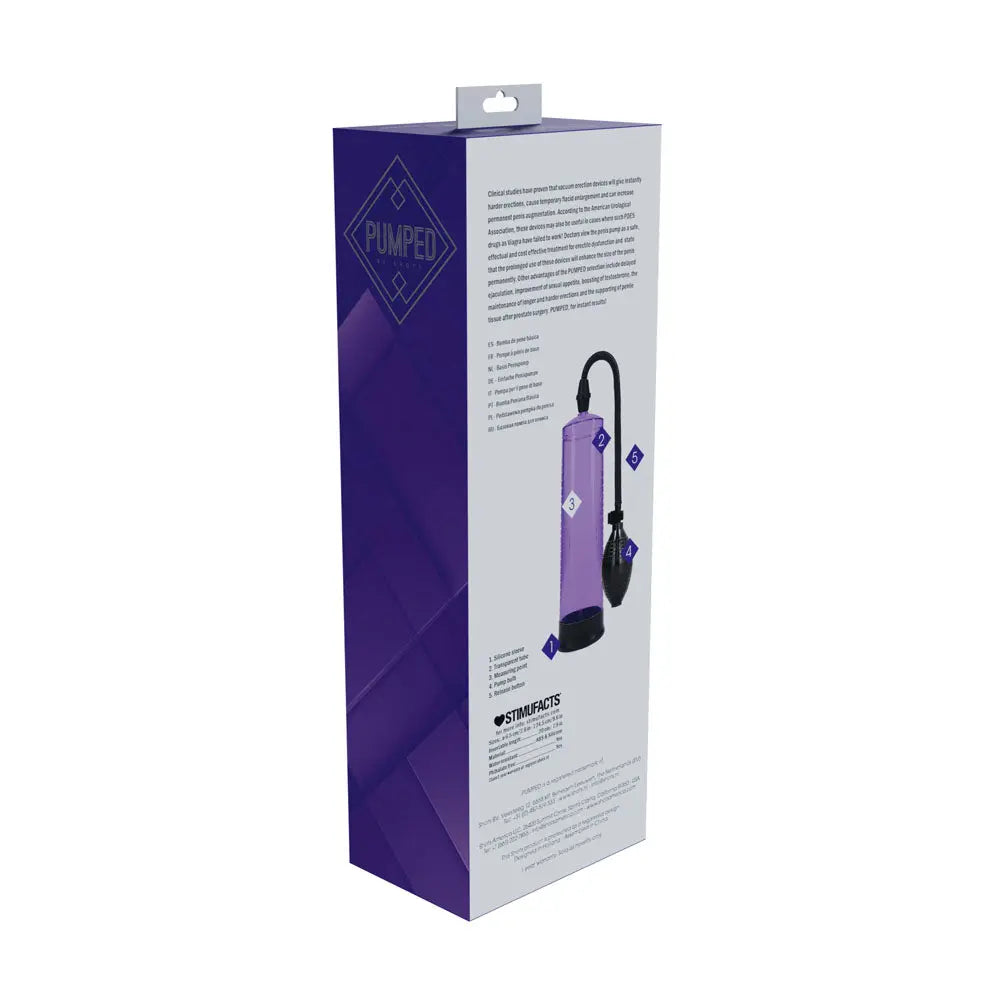 Affordable quality PUMPED Basic Pump 1 -  -  Penis Pump  from Shots Toys by Discreet Intimate Essentials with Discreet Delivery 