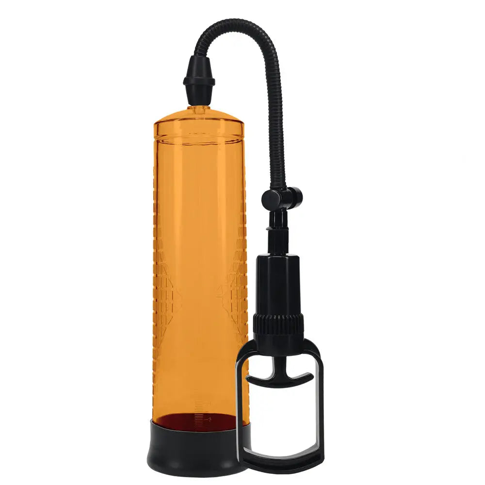 Affordable quality PUMPED Basic Pump 2 - Orange - Orange Penis Pump  from Shots Toys by Discreet Intimate Essentials with Discreet Delivery 