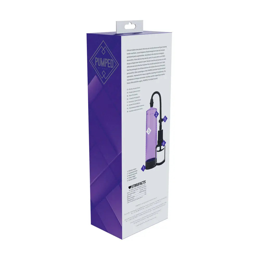 Affordable quality PUMPED Basic Pump 2 -  -  Penis Pump  from Shots Toys by Discreet Intimate Essentials with Discreet Delivery 