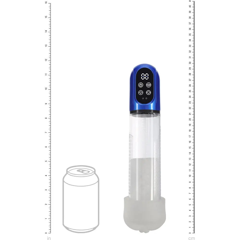 Affordable quality PUMPED Engage Automatic Penis Pump -  - Metallic  USB Rechargeable Auto Penis Pump  from Shots Toys by Discreet Intimate Essentials with Discreet Delivery 