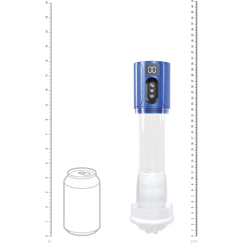 Affordable quality PUMPED HyperLift -  - Metallic /Clear USB Rechargeable Auto Pump  from Shots Toys by Discreet Intimate Essentials with Discreet Delivery 