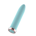 Passion Play Rechargeable Vibrating Bullet -  -  9.8 cm USB Rechargeable Bullet in fun blue color for intimate essentials.