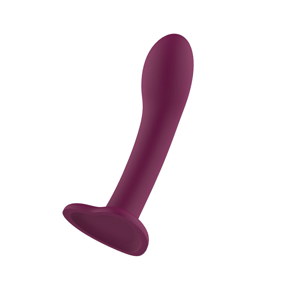 Passion Play Liquid Silicone Dildo -  -  18 cm Dildo in a lush purple finish for comfortable and confident play.