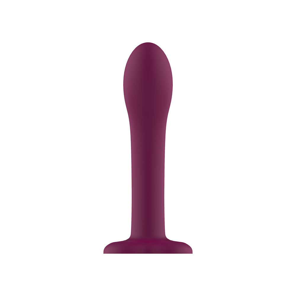 Passion Play Liquid Silicone Dildo -  -  18 cm Dildo in a vibrant purple finish, designed for comfortable play.