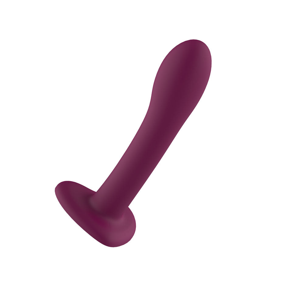 Passion Play Liquid Silicone Dildo -  -  18 cm Dildo in a lush purple finish for intimate essentials.