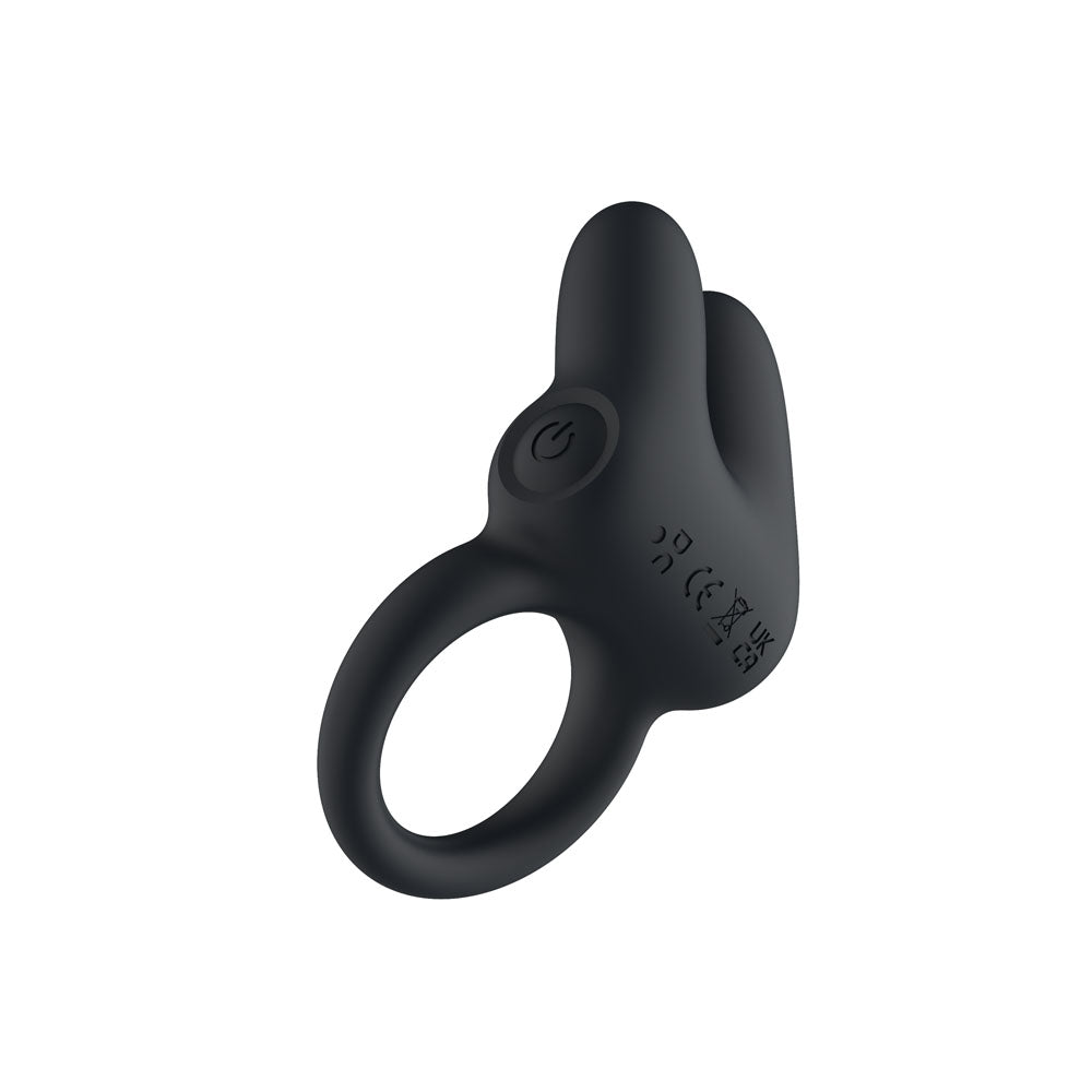 Passion Play Dual Motors Vibrating Cockring - USB Rechargeable Vibrating Cock Ring for enhanced intimate experiences.
