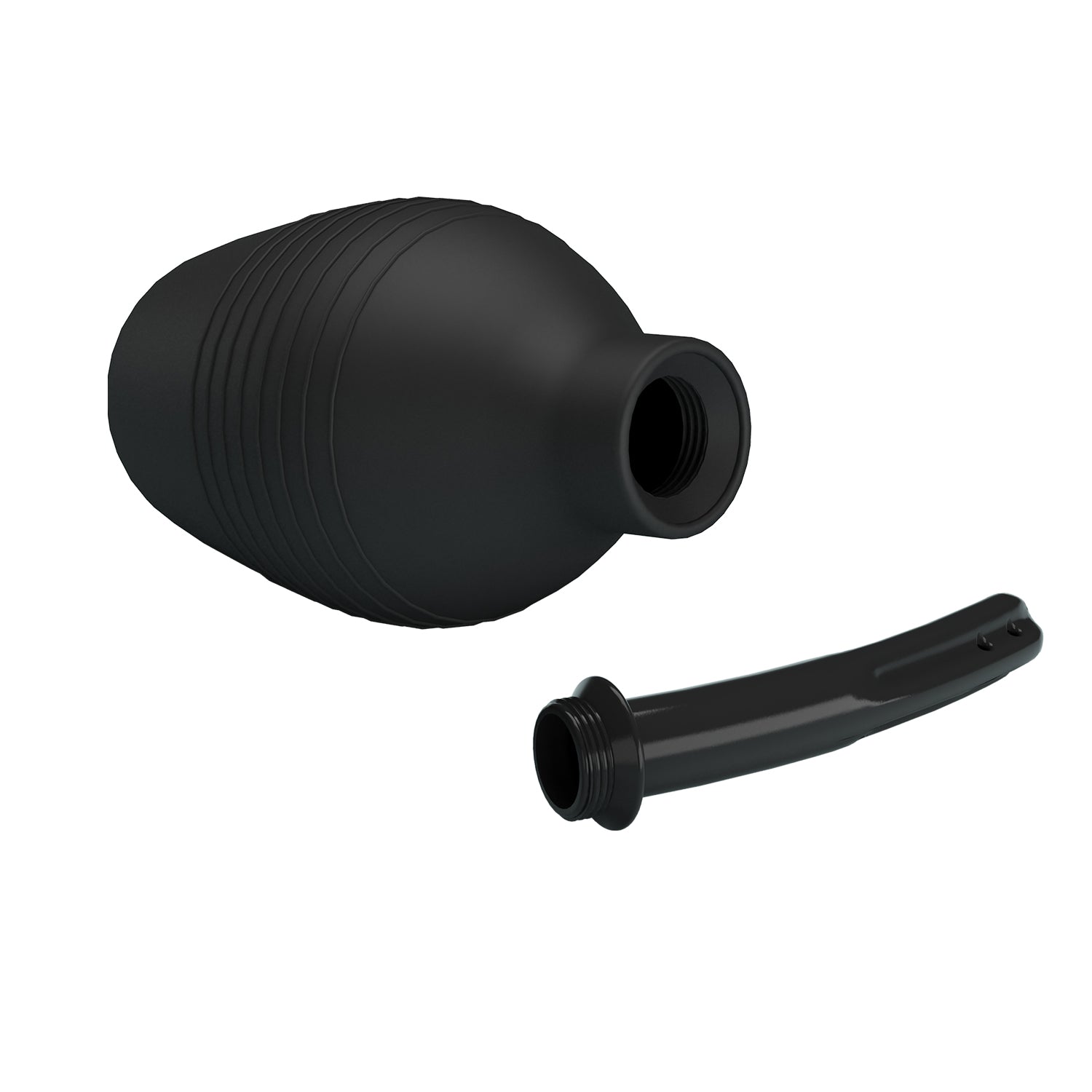 MR PLAY Anal Douche -  -  Unisex Douche - 310 ml Capacity with black design and detachable nozzle for intimate cleaning.